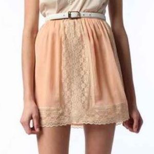 Kimchi Blue Lace Panel Skirt